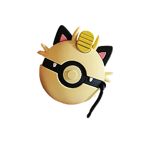 Case capa Silicone para AirPods Meowth - Pokémon