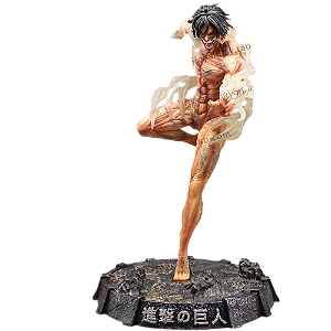 Estátua Eren Yeager Titan Punch 40cm - Attack On Titan