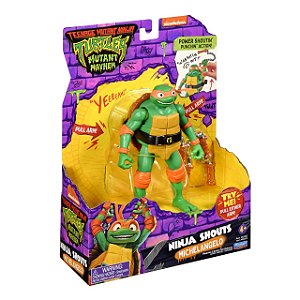 Action Figure Michelangelo Ninja Shouts TMNT - Original Playmates