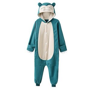 Pijama Infantil Snorlax Alta qualidade - Pokémon