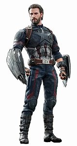 Estátua Capitão América 30cm - Crazy Toys Marvel