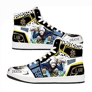 Tênis Star Trafalgar Law Alta Qualidade - One Piece