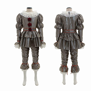 Fantasia Cosplay Completo Pennywise – It: A Coisa (Infantil)