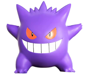 Gengar Pokémon 43cm - Original Bandai