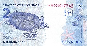 2 reais AG (Mantega e Tombini) FE