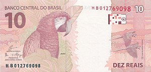 10 reais HB (Guardia e Goldfajn) FE