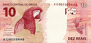 10 reais KC (Guedes e Campos) FE