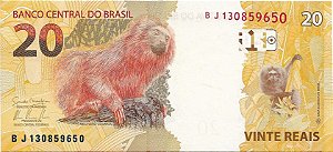 20 reais BJ (Mantega e Tombini) FE