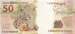 50 reais CE (Mantega e Tombini) FE