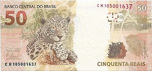 50 reais CH (Mantega e Tombini) FE