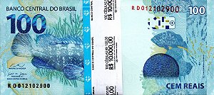 100 reais RD (Haddad e Galípolo) FE