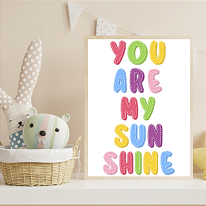 Quadro Sunshine Menina
