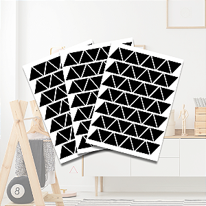 Adesivo Triângulo Preto