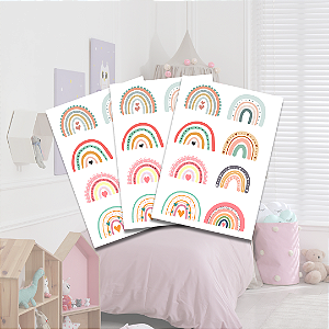 Adesivo Transparente Arco-Íris