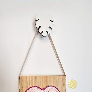 Gancho Costela de Adão Branco e Verde