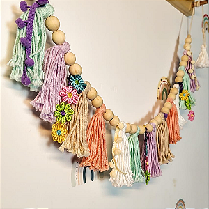 Varal de tasse e penduricalhos