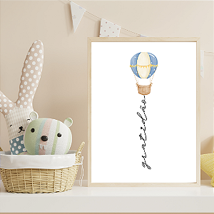 Quadro Gratidão Balão