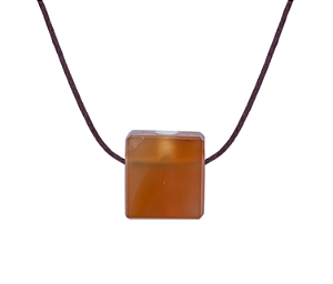 Colar Difusor Minimalista Ágata - Algodão - Naturezza