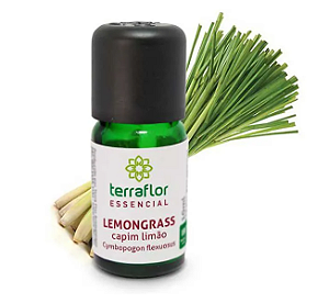 Óleo Essencial de Capim Limão Lemongrass 10ml - Terra Flor