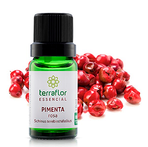 Óleo Essencial de Pimenta Rosa 10ml - Terra Flor