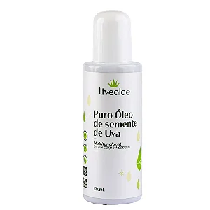 Óleo de Semente de Uva 120ml - Livealoe