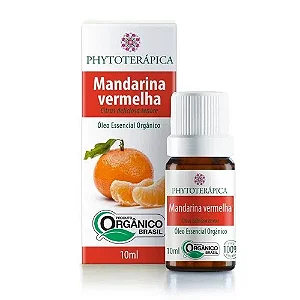 Óleo Essencial de Mandarina Vermelha Orgânico 10ml - Phytoterápica