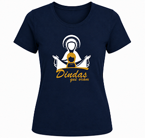 CAMISETA DINDAS BABY LOOK VISCOLYCRA