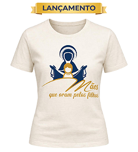 AMO CAMISETA BABY LOOK VISCOLYCRA MANGA CURTA OFF WHITE