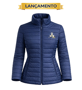 JAQUETA PUFFER AZUL MARINHO MÃES QUE ORAM