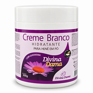 Divina Dama Creme Branco Hidratante para Henê 500g