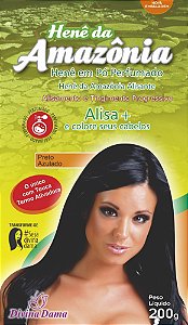 Amazônia Henê Pó 200g Preto Azulado