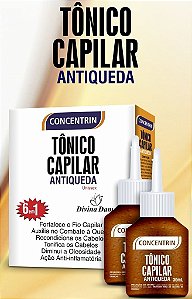 Kit Tonico Capilar Antiqueda Concentrin 6 em 1. 60ml.