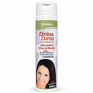 Divina Dama Shampoo 300ml - Jaborandi + Broto de Bambú
