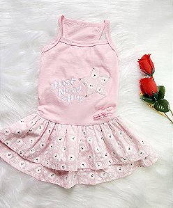 Vestido Pet Rosa: Vestido Carinhoso Emporium Distripet