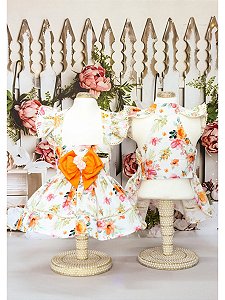 Vestido floral guache - DUDOG