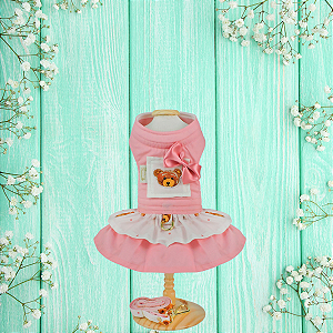 Vestido Baby Little bear - Bonito Pra Cachorro