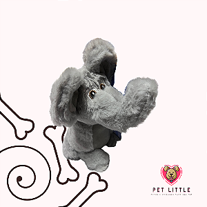 ELEFANTE PELÚCIA CORDA NAS COSTAS