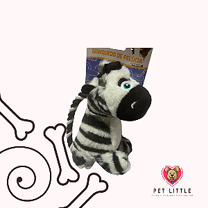 ZEBRA PELÚCIA CORDA NAS COSTAS