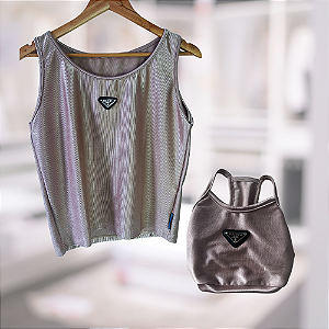 REGATA FASHIONISTA CHAMPAGNE, TAL MÃE, TAM G - MALLOO