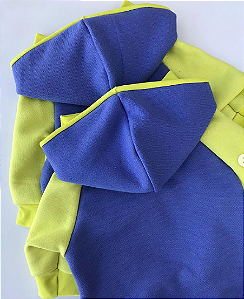 Casaco Colors em moletom peluciado - Emma