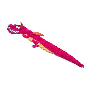QMONSTER Dragão Gigante Rosa Grande | Brinquedo de Pelúcia para Cães