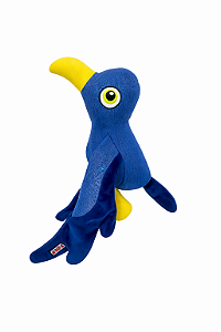 Brinquedo para Cachorro KONG Shakers Shimmy Gaivota: Médio com Apito e Estalos – Ideal para Chacoalhar e Buscar