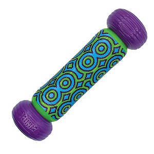 Brinquedo para Cachorro KONG Shakers Acoustix Rain Stick Médio com Apito e Chocalho – Estímulo Sensorial e Diversão Ativa