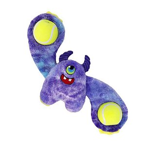 KONG Woozles Monster Assorted M Brinquedo para Cachorro com Apitos