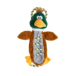 Brinquedo Pelúcia com Corda Rope Buddy Pato para Cães Pequenos - FOFOS