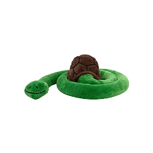 Brinquedo Interativo com Corda Animais Esticadinhos Tartaruga para Cães Pequenos - QMonster