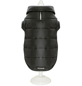 Capa Polo Mascote Preta para Cães Pequenos | Conforto, Proteção e Estilo 🖤❄️