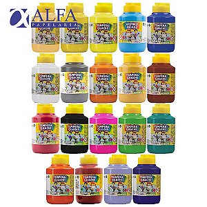 Tempera Guache 250ml Acrilex - Cores