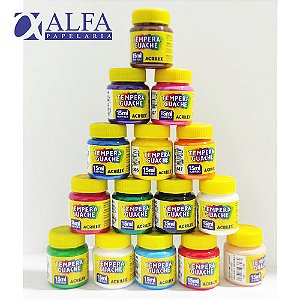 Tempera Guache 15ml Acrilex - Cores