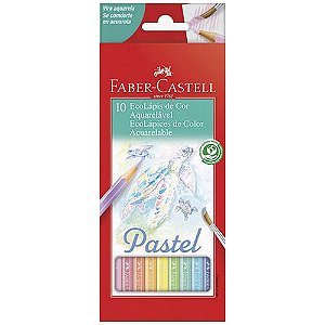 Lápis de Cor Aquarelável  Faber Castell 10cores